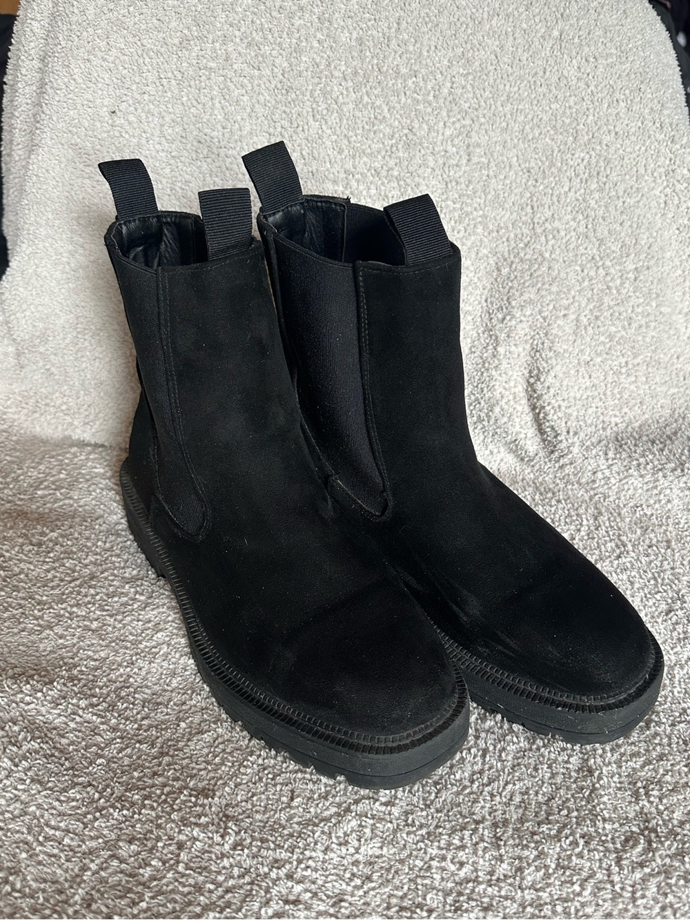 Black boots